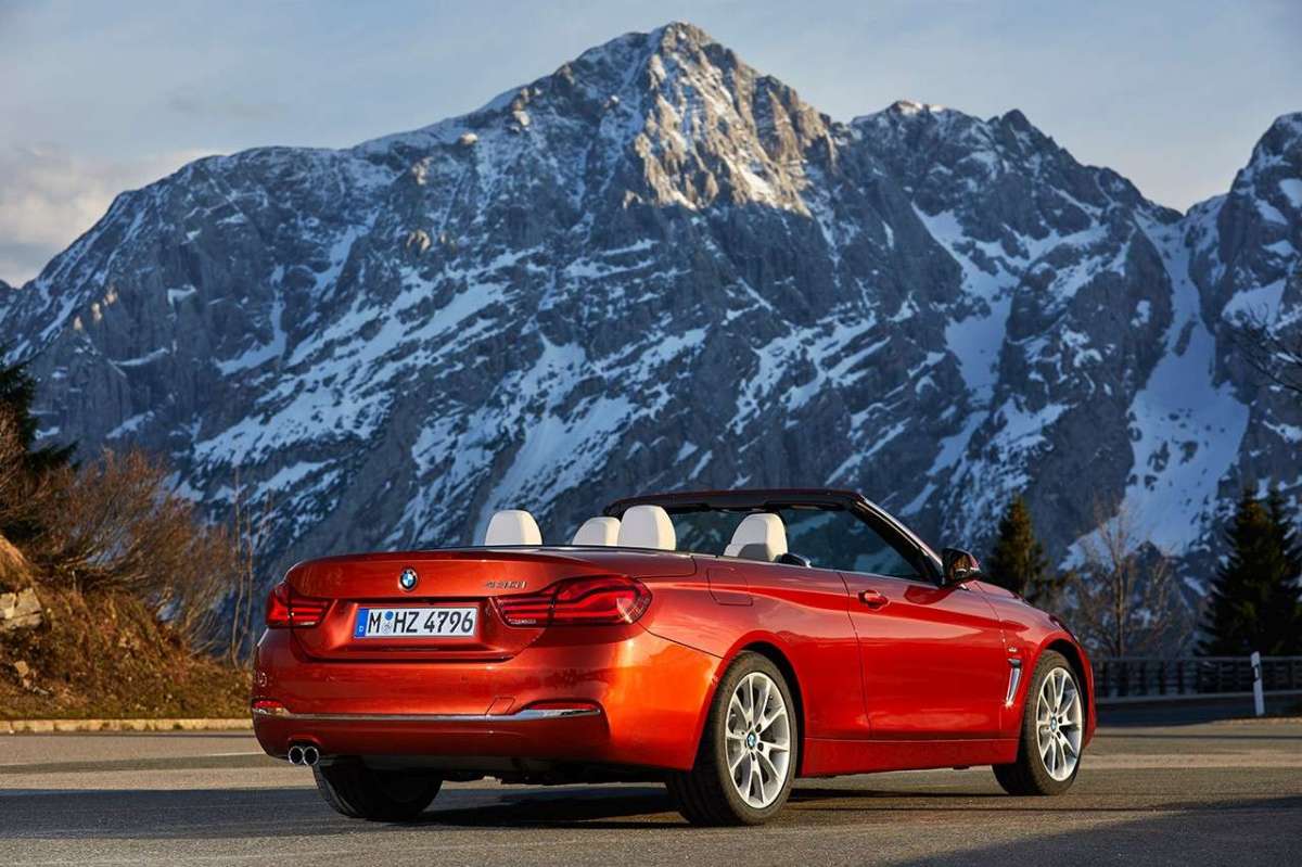 Posteriore della Serie 4 Cabrio 2017