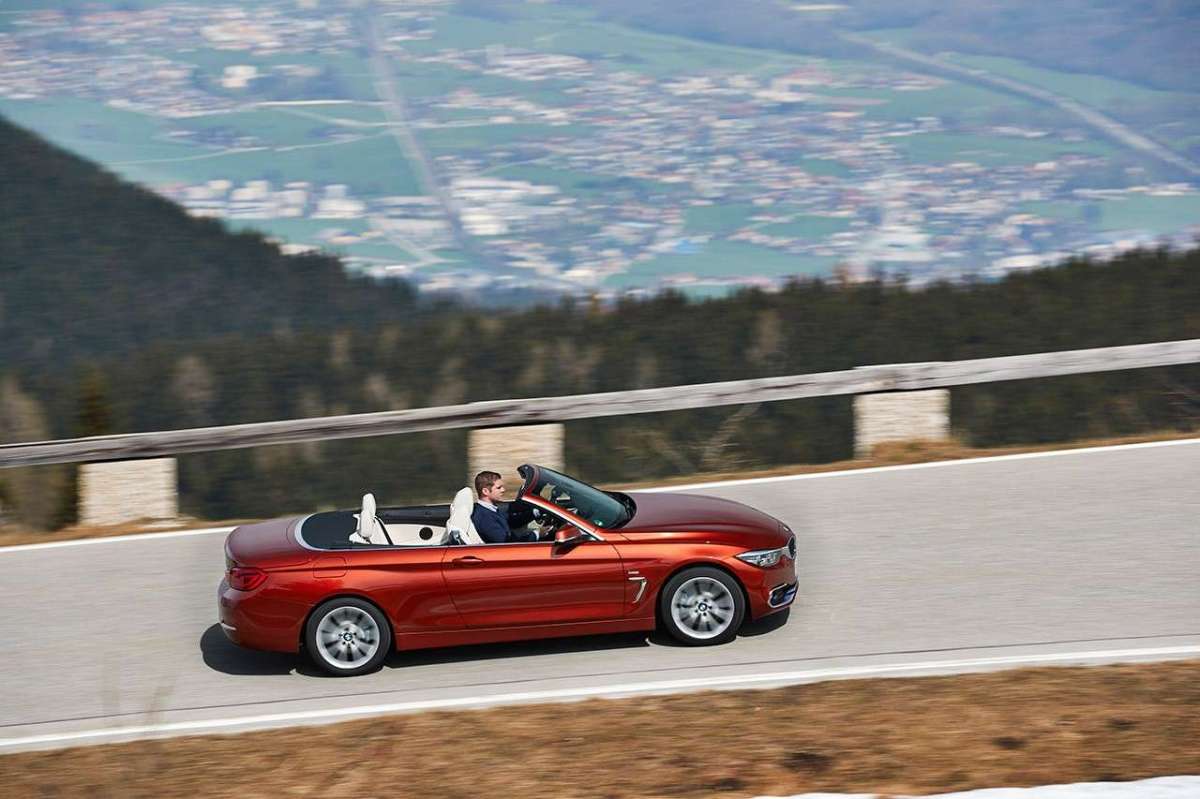 Serie 4 Cabrio 2017 dall'alto