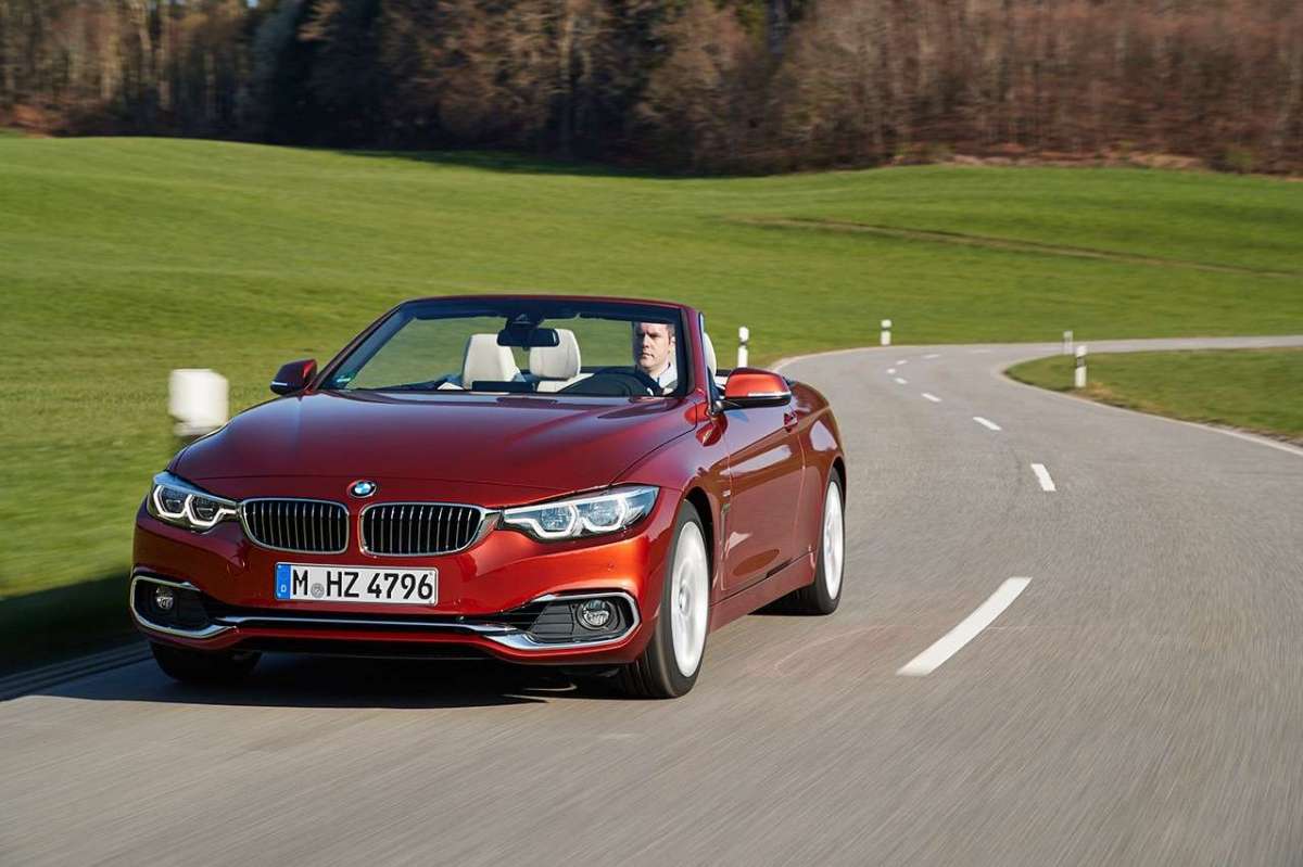 Test su strada della Serie 4 Cabrio 2017