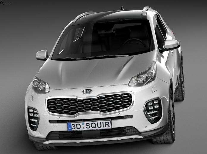 Calandra a naso di tigre per Kia Sportage 2018