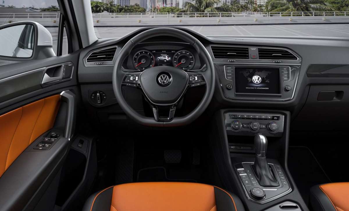 Interni della nuova Volkswagen Tiguan