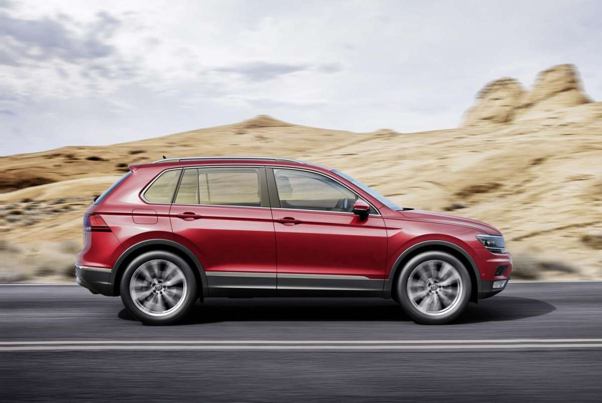 Volkswagen Tiguan 2018 dimensioni