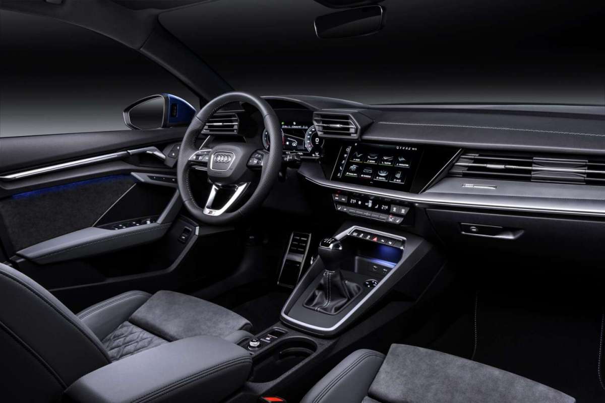 Il volante della nuova Audi A3 2020