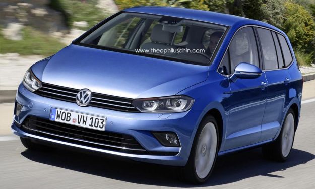 nuova Volkswagen Touran, render
