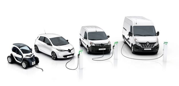 Renault Z.E. Kangoo Master Twizy Zoe elettrici