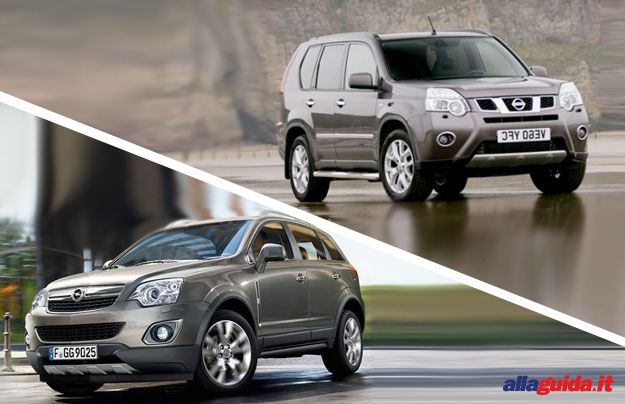 Nissan X-Trail VS. Opel Antara: confronto tra fuoristrada di… discreto successo [FOTO e VIDEO]